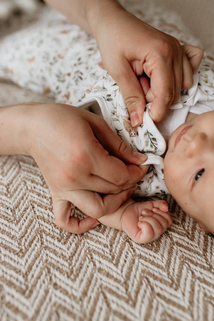 Sleeping Bag Newborn Ivory Forest