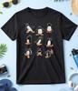 Pingu Moods Noot Noot, Белая/Черная футболка с коротким рукавом для мужчин/женщин K449