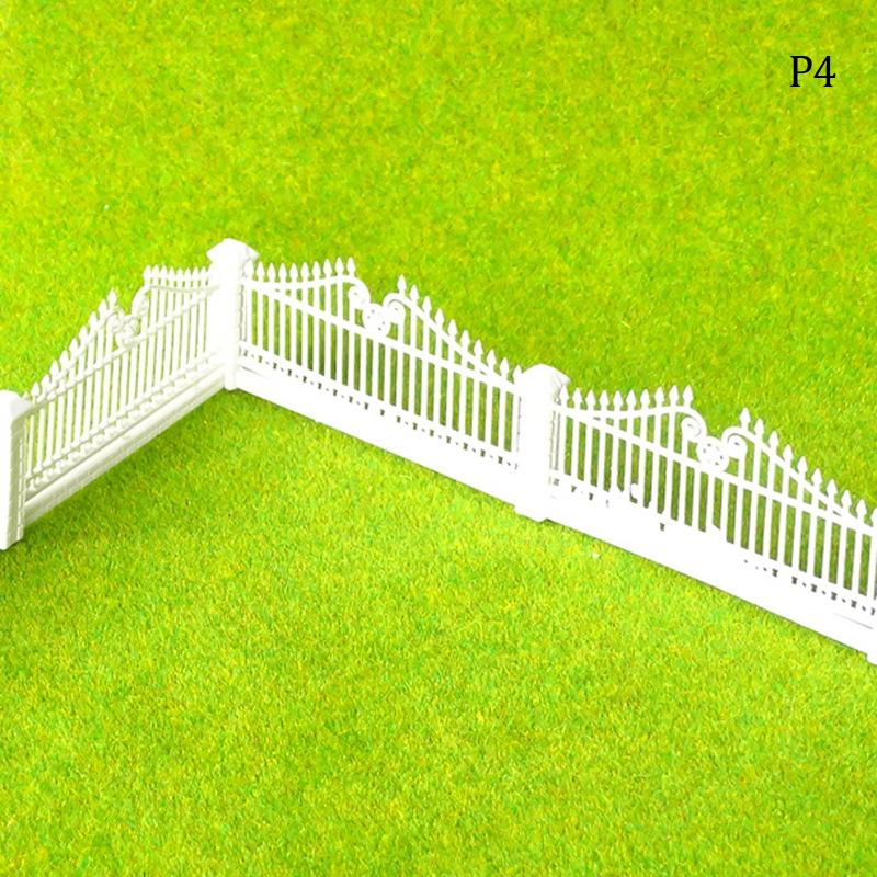 1/100 масштаб 1 м миниатюрный забор из песка для двора Sence модель ограждения украшение