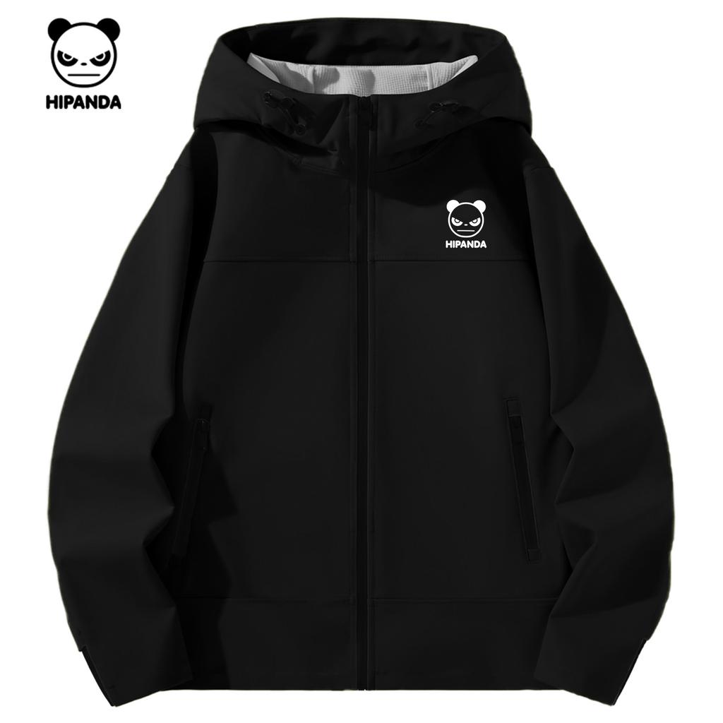 Hello Hipanda Panda Thin Velvet Warm and Waterproof Outdoor Sports Jacket