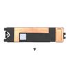 SSD Heat Sink Cover Aluminium Alloy SSD Cooling Durable SSD Heatsink Caddy for Nvme M.2 NGFF SSD XPS 15 9500 9510 9520