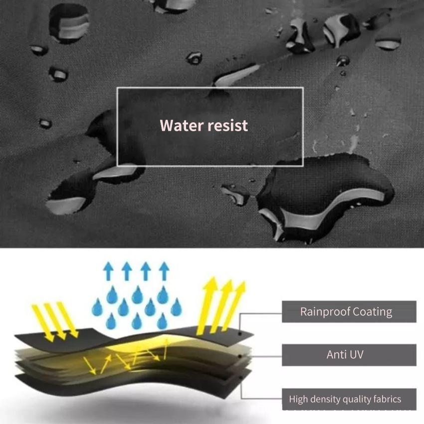 Чехлы для мотоциклов, универсальный чехол для мотоцикла, всесезонная защита от солнца на открытом воздухе с отверстиями для замков и сумкой для хранения, подходит для мотоциклов, транспортных средств, мопедов