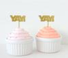 Дарлинг Сувенир| YAY год украшения для кексов | День рождения Свадьба Выпускной вечер Baby Shower Десертные украшения - Pack Of