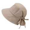 Spring and Summer Women Fisherman Hat Fashion Soild Color Cotton Bucket Hat Outdoor Casual Sun Protection Uv Protection Sunshade Hat