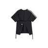 Striped T-Shirt Women Tops Black IJ9782