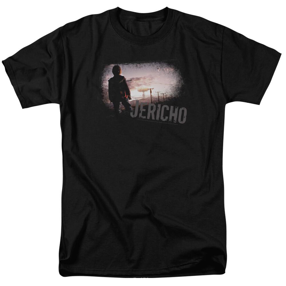 26 Jericho Mushroom Cloud Logo T Shirt Mens Licensed Classic TV Show Black Unisex T-Shirt