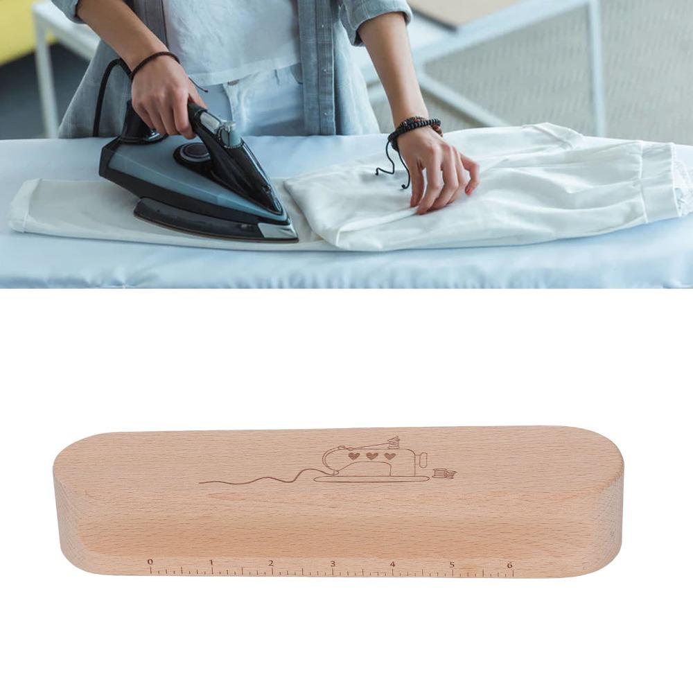 Hardwood Wooden Tailors Clapper Ironing Protection Mesh Point Pressing Tool For Embroidery