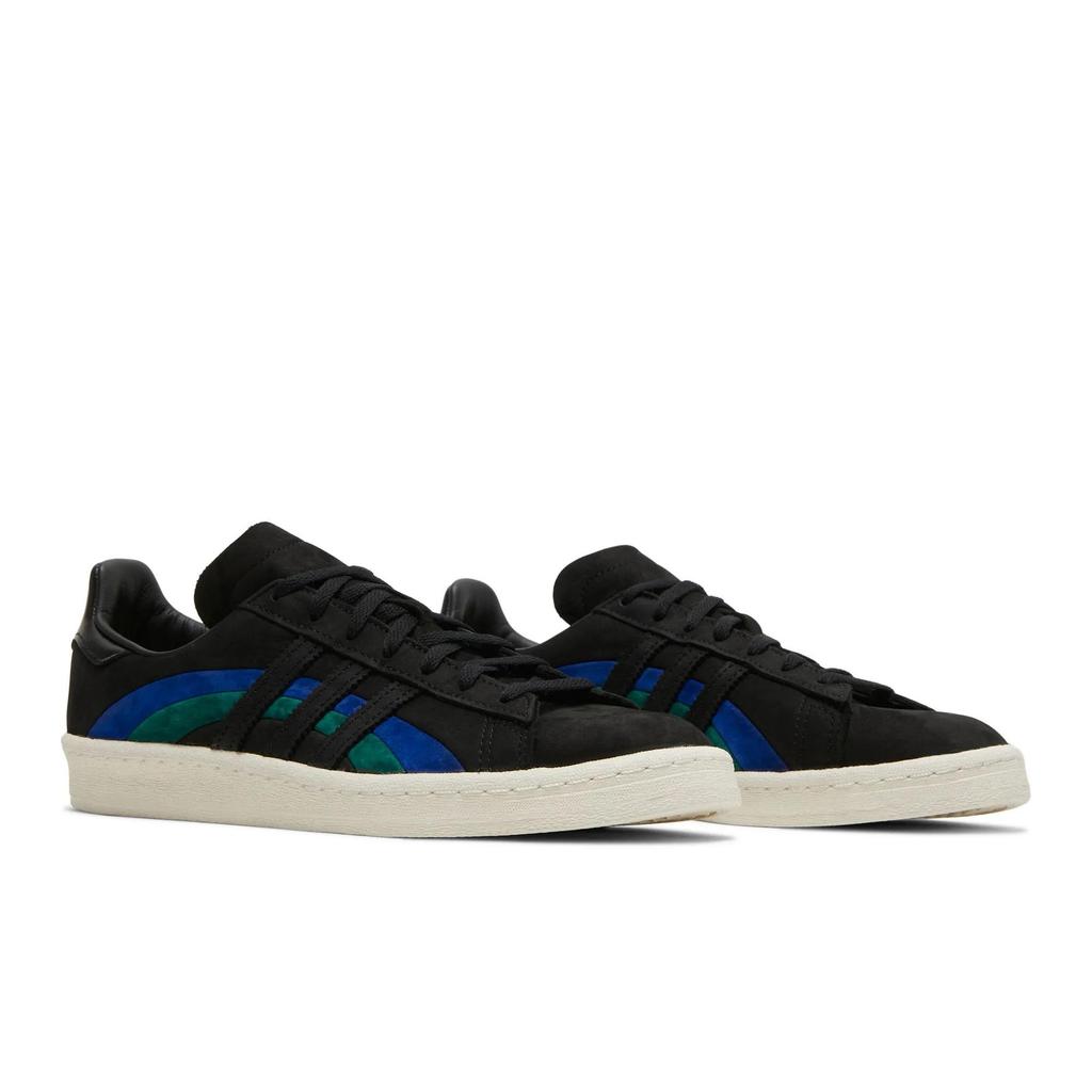 adidas Campus 80s 'Jazz' (Unisex) Core Black / Bold Blue / Collegiate Green Skate Shoes GW3246