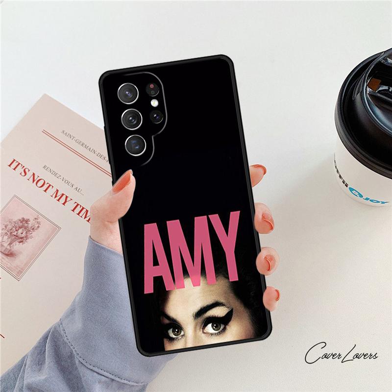Чехол для телефона Amy Winehouse Легендарная певица Для Samsung Galaxy S24 S25 S23 S22 Ultra Note 10 20 Plus S20 S21 FE Чехол
