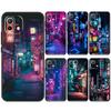 Японский ночной город Эстетичный чехол для POCO M6 Pro F3 F5 M5s X3 X5 X6 Pro Xiaomi 14 13 Ultra 11T 12T 13T Pro 12 Lite