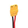 Прочный кабель 14AWG XT90 (гнездо) на автомобильные штекеры-преобразователи, 12В-24В, 15А, для портативных электростанций, шнур питания