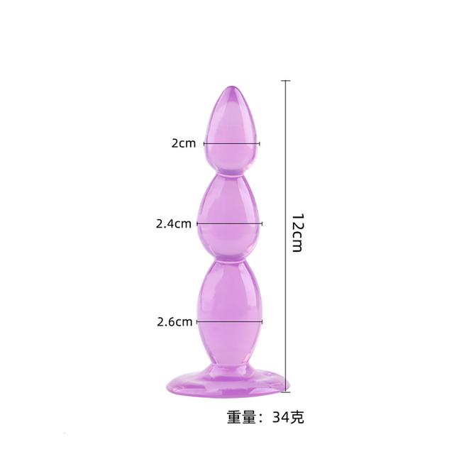 Мягкий анальный фаллоимитатор, Анальная пробка, массажер простаты для взрослых, геев, анальная пробка, бусины, G-spot, эротические секс-игрушки для мужчин и женщин