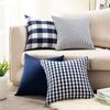 Простая Однотонная Однотонная Полосатая Клетчатая Наволочка Чехол для Подушки Дивана Чехол для Подушки Автомобиля