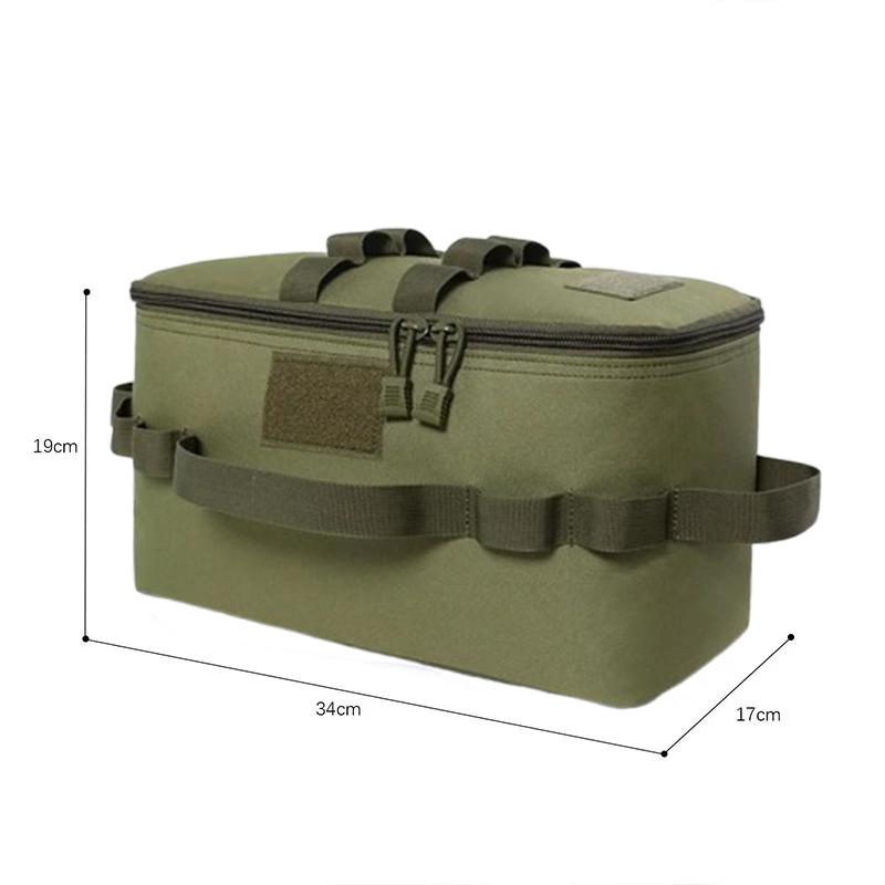 Outdoor Camping Utensils Storage Bag Military Fan Portable Folding Handbag Multi-Functional Storage Bag for Picnic And Hiking