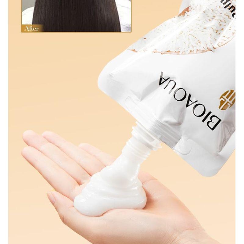 BIOAQUA - Маска для волос из сырой рисовой мякоти 400 г