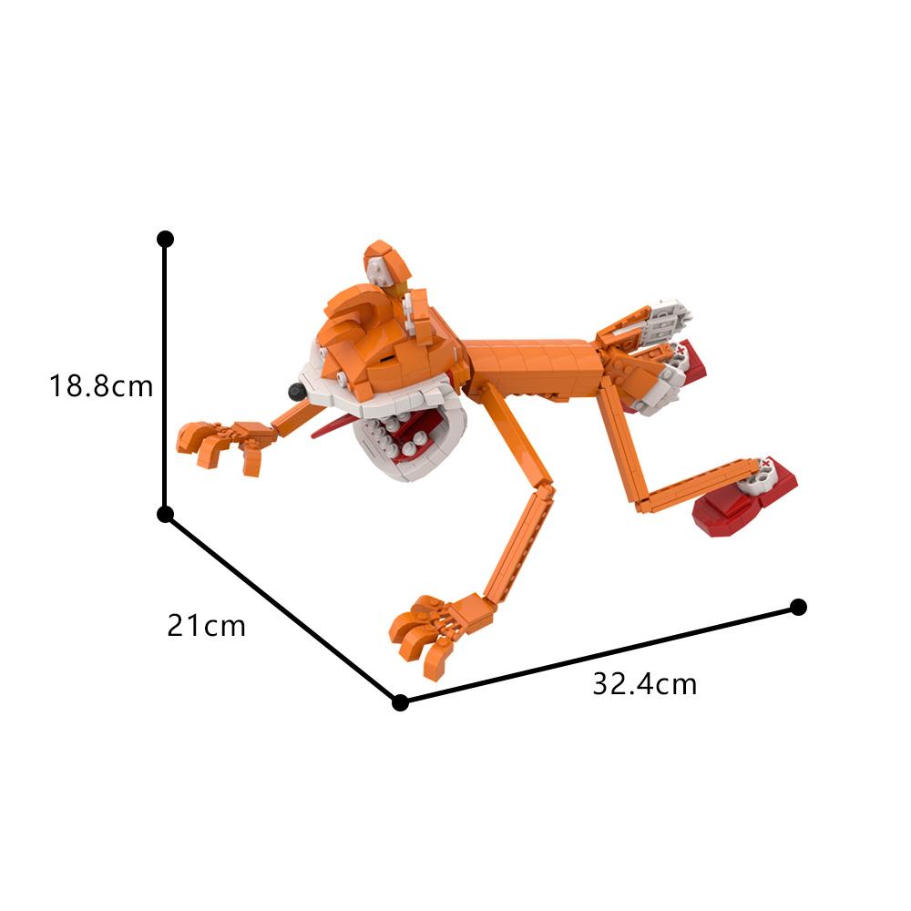 MOC Анимированная Фигурка Sonices Модель Строительные Блоки Ужас Грешный Еж Фигурка Экшн Сборные Кирпичики Игрушка Подарок на Хэллоуин