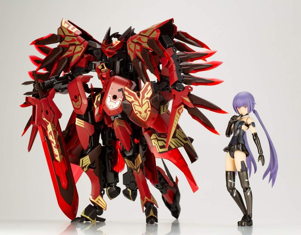 Frame Arms Girl Набор Алый Крыл Высота около 235 мм пластиковая модель M.S.G & (Стилус Вер.) Немасштабируемый
