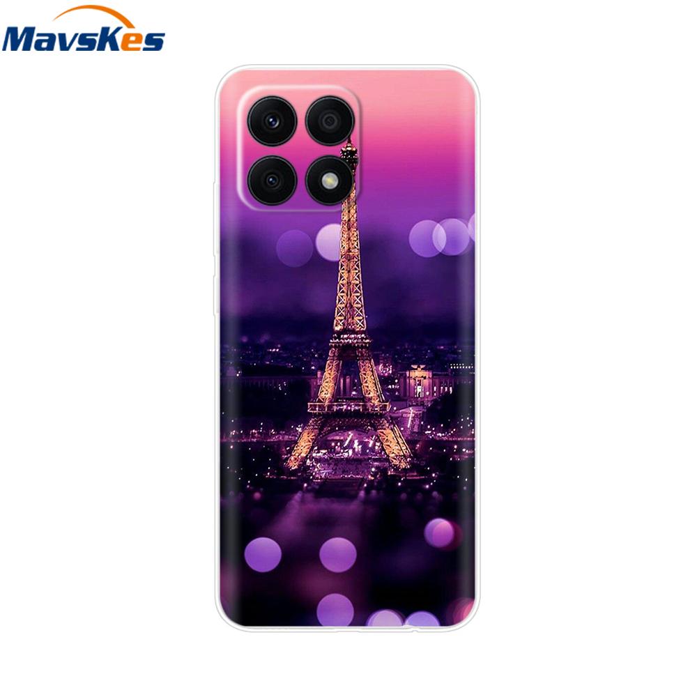 Чехол для Honor X8a 2023 4G Funda Прозрачный Мягкий Силикон ТПУ Чехол для Телефона для Honor X8a Чехол HonorX8a X 8a CRT-LX1 Бампер Coque