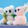 Auto Animal Keychain Car Keychain Koala Doll Plush Doll Plush Toy Plush Keyring Koala Key Chain