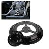 Aluminum Motorcycle Derby Cover Timing Timer Covers Set for XL XR 883 1200(black)