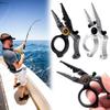 Алюминиевые Рыболовные Плоскогубцы Рыболовные Щипцы Экстрактор Крючков Зажимная Мини-Плоскогубцы для Приманок Рыболовный Мультитул Кусачки для Лески Рыболовные Аксессуары