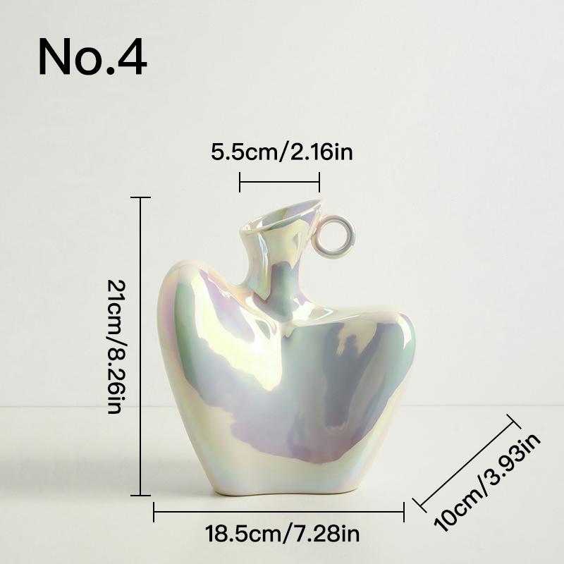 Художественная ваза для тела, керамическая гидропонная ваза, цветочная композиция, домашний декор, настольные украшения