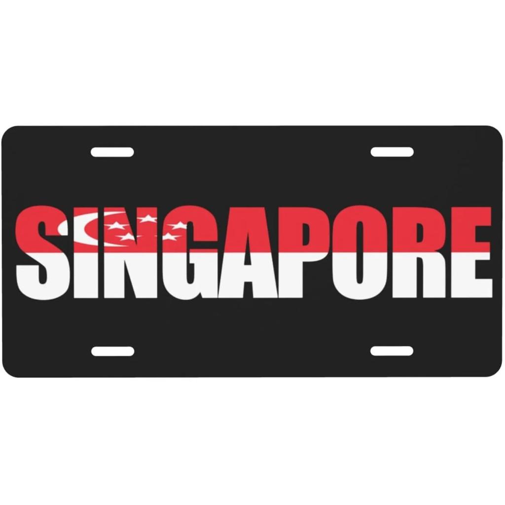 Vintage Plaque National Flags License Plate Spain Russia Netherlands Metal Tin Sign Garage Bar Pub Club Home Wall Decor 6X12Inch