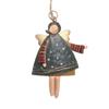 Santa Claus Hanging Pendants Cartoon Angel Girl Drop Ornaments Christmas Decorations  Festival