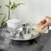 Японский набор для саке UOSO с чеканным стеклом