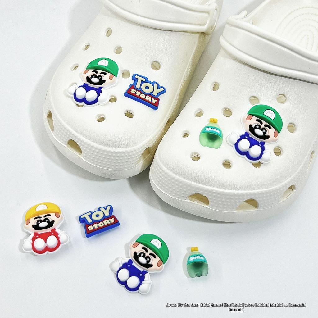 Cute Cartoon Shoe Charms: Kids' Croc Accessories, 3D Snap-On Flower Decorations for Boys & Girls