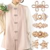 1Pc Cape Cloak Clasps DIY Hanfu Buckle Versatile Chinese Frog Buttons Qipao Jeans Waist Retro Chinese Style