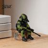 Коллекционная Военная Фигурка 3D Печатный Солдат Настольная Фигурка Модель Миниатюра Подарок для Энтузиастов Украшение для Дома Офиса Автомобиля И Любителей