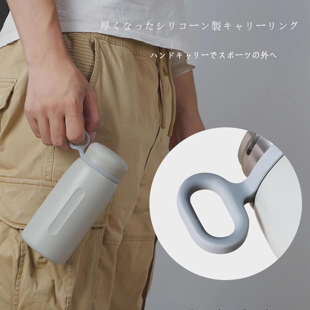 Высококачественная нержавеющая бутылка для воды MYEEDA из нержавеющей стали, термос с ручкой, 400 мл, бутылка для холодной воды, легко моющаяся, стильная