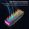 5V Argb Sync Pc 2280 Ssd M2 Radiator Pc Rgb M.2 Nvme Radiator High Efficiency Radiator Endless Abyss Effect Gaming Entertainment