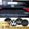 For VW Volkswagen Jetta MK5 Golf ABS car front emblem grille badge trunk badge suitable for Volkswagen Passat 2016 2017 2018 Lav