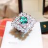 Diamond-inlaid Zircon Ring Fashionable and Versatile Finger Ring Light Luxury High End New Style Hand Decoration for Women