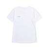 Li Ning Sports Life Series Solid Color Round Neck Comfortable Versatile Breathable Short Sleeve T-Shirt Women T-Shirt White ATSU872-2