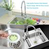 Фильтр для раковины из нержавеющей стали для ванной комнаты, сетка для слива воды в пол, улавливатель волос, заглушка для душа, фильтр для сифона, кухонные инструменты для сбора шлака