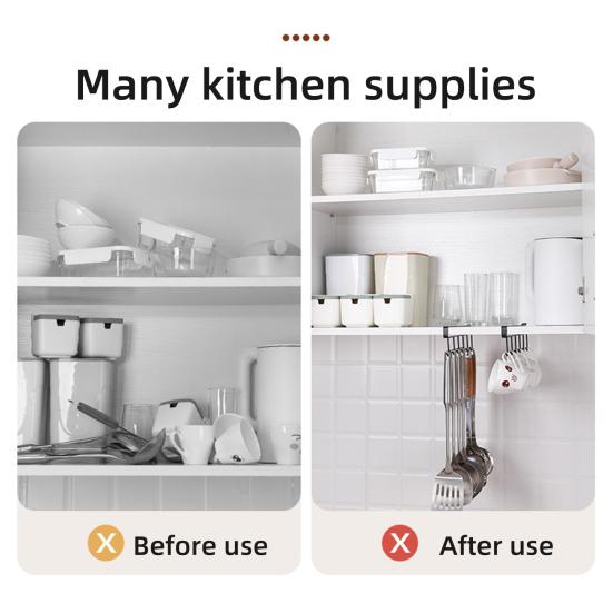 1/2/3 шт. держатель для кружек и стаканов, стойка для столовых приборов, прочная, несущая, простая в установке, многофункциональная