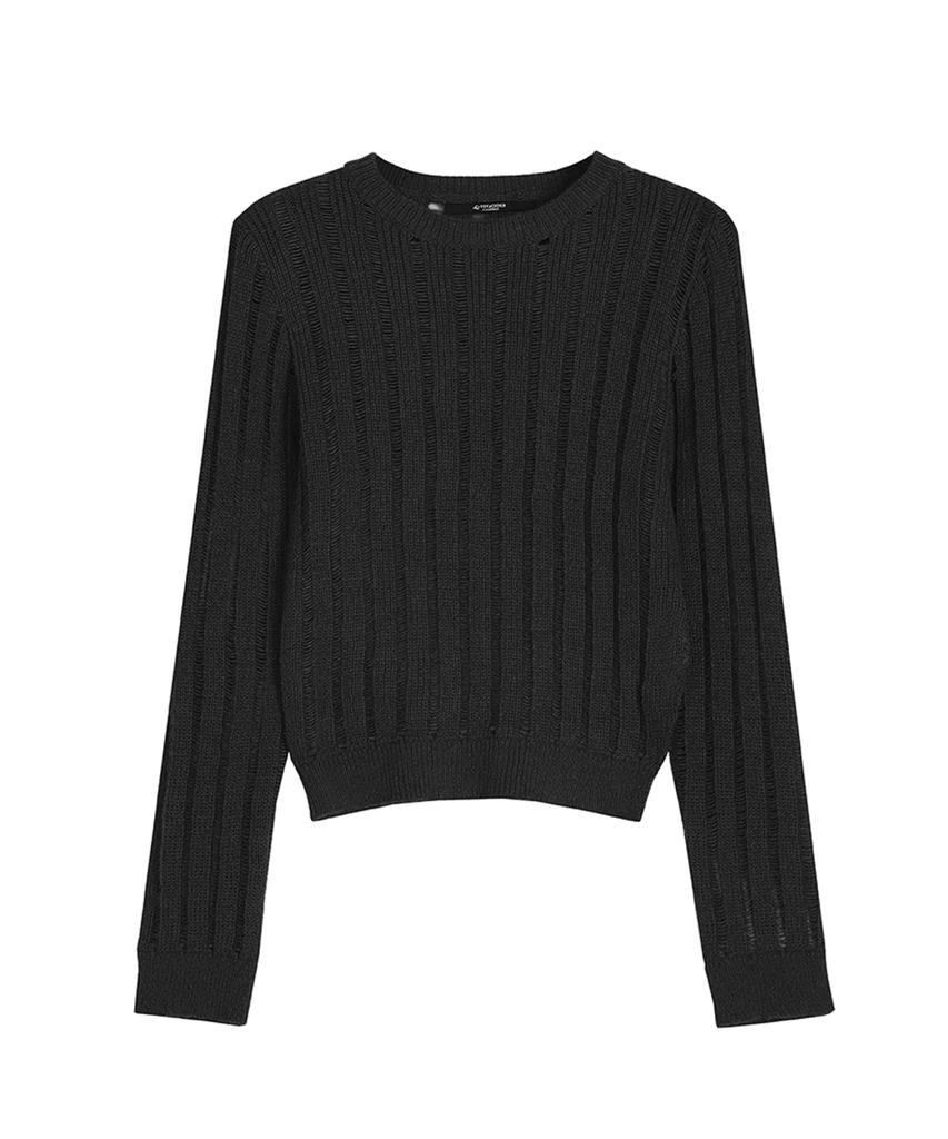 AVANDRESS See-Through Knitwear - 4Col