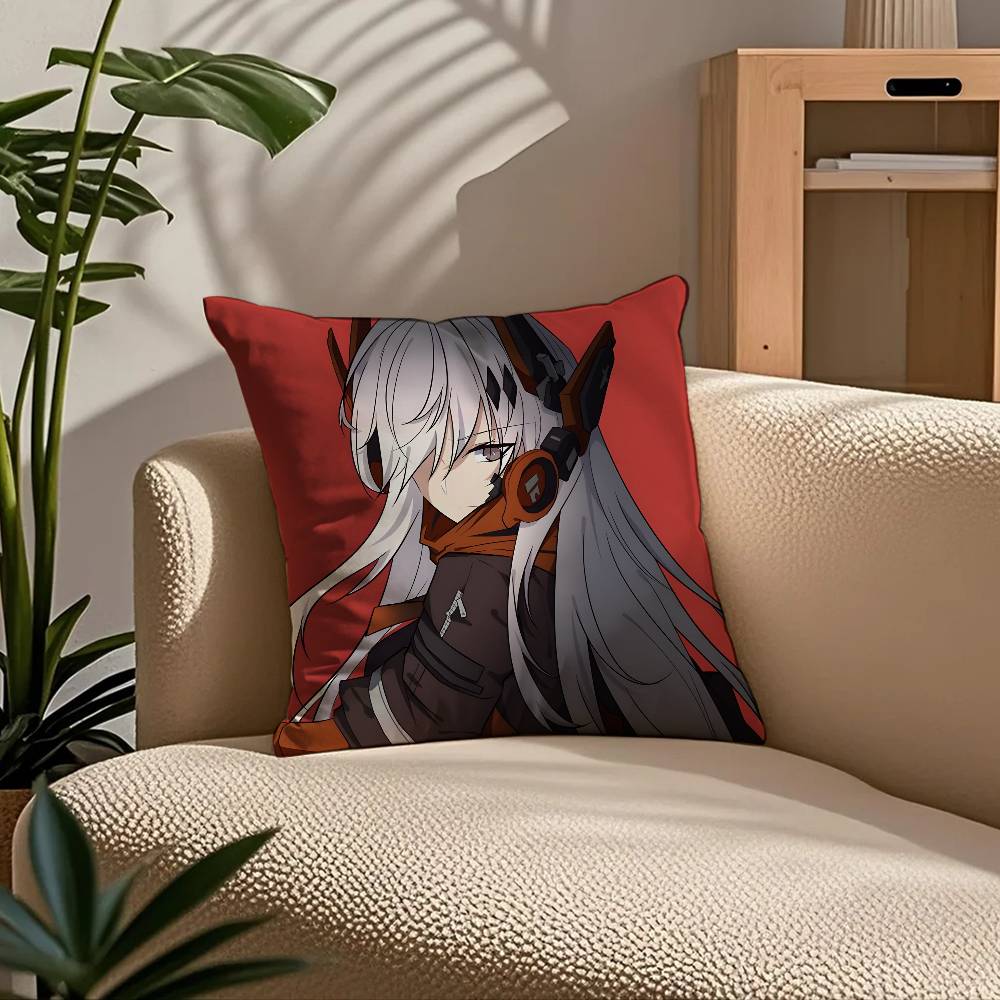P-Punishing G-Gray R-Raven Pillow Case Comfort Sofa Bed Silky Elegant Invisible Zipper Custom Decorative Cushion Cover