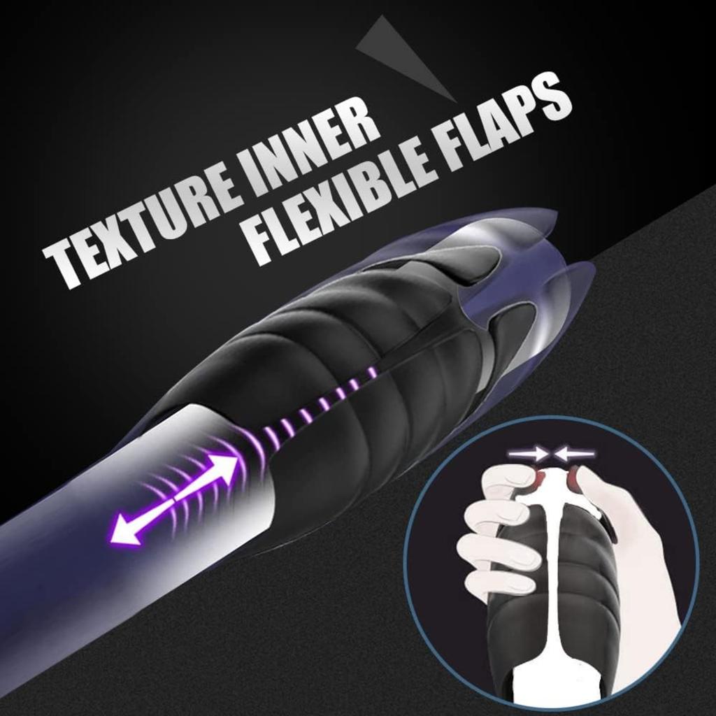 Male Masturbator Penis Vibrator with 9 Vibrations, Men's Glans Training Stimulator, Extends Stamina and Sexual PlaytimeMen's Masturbation Sex Toys