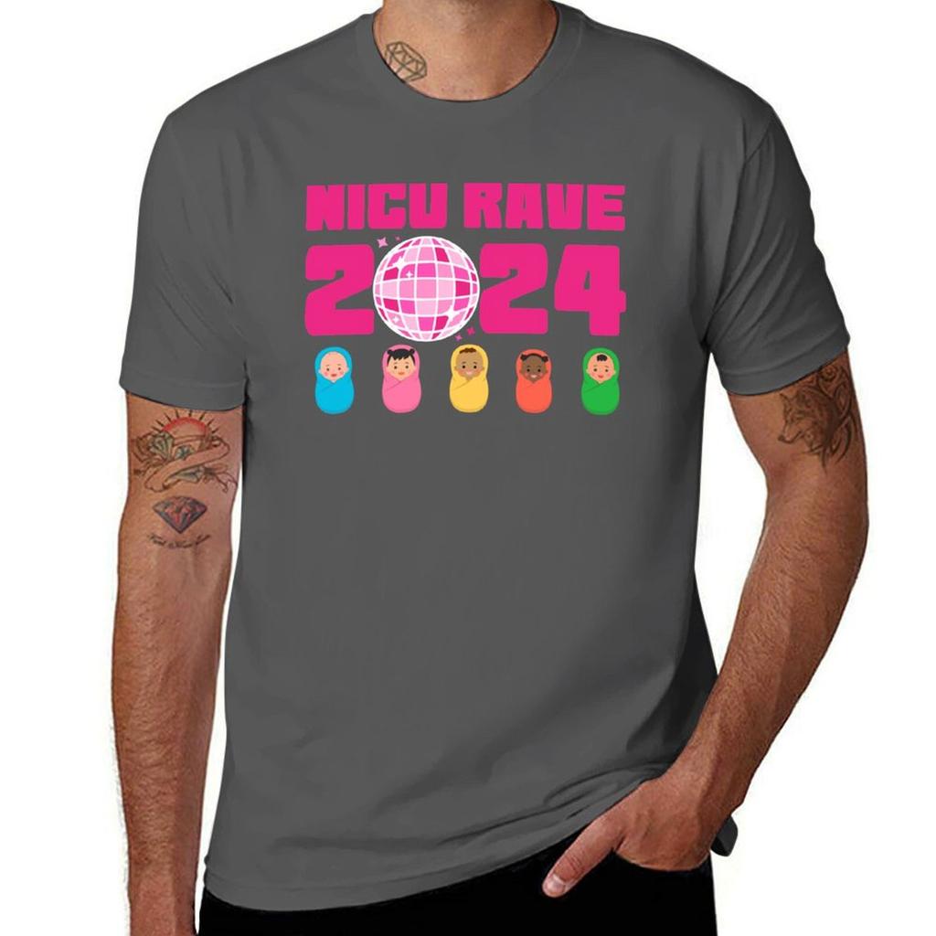 Nicu Rave Tshirt Basic Tee Shirt For Everyday Outfit