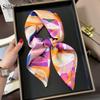 High-quality Luxurious Silk Scarves Headband Scarfs Neck Scarf For Women Chain Silk Scarf Women's Decorative Shawl