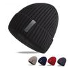 Men's Winter Knitted Wool Hat with Plus Velvet, Warm Ear Protection, Windproof, Thick, Big Head Size, Outdoor Cotton Hood.
