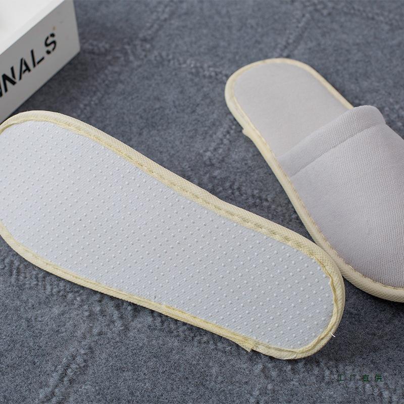 10 Pairs of Premium Non-Slip Disposable Slippers - Luxurious, Thickened Design for Bath, Bathroom, Salon, Hotel, and Homestay Use