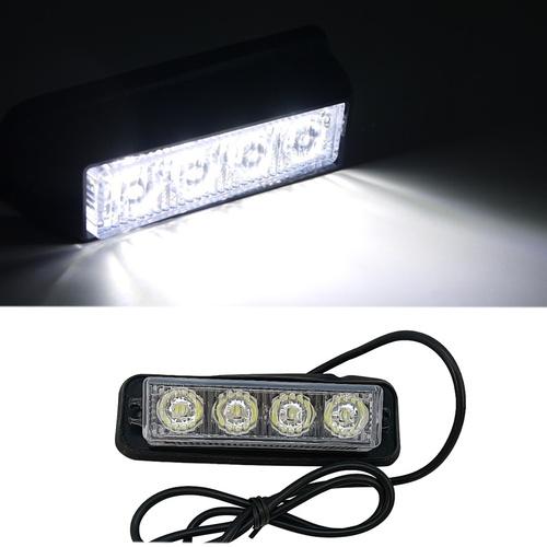 Новый светодиодный мигающий свет 4 светодиода боковой свет подсветка двери высокая яркость стробоскоп