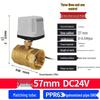 220V DN15 Copper Threaded Electric Ball Valve for Water Control