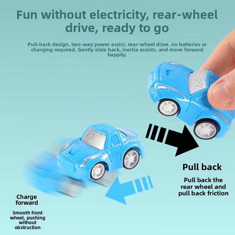 Mini Inertial Simulation Plastic Car Model Children Toy For Kid Entertainment