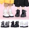 1 Pair Chain Boots Bjd Doll Chain Shoes PU Leather 1/12 Bjd Doll Shoes Middle Blyth Doll